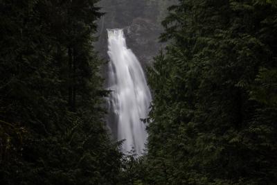 View of the Wallace Falls Upper Falls